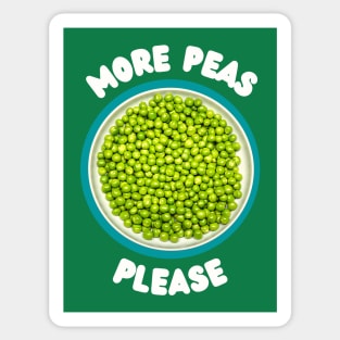 More Peas Please Sticker